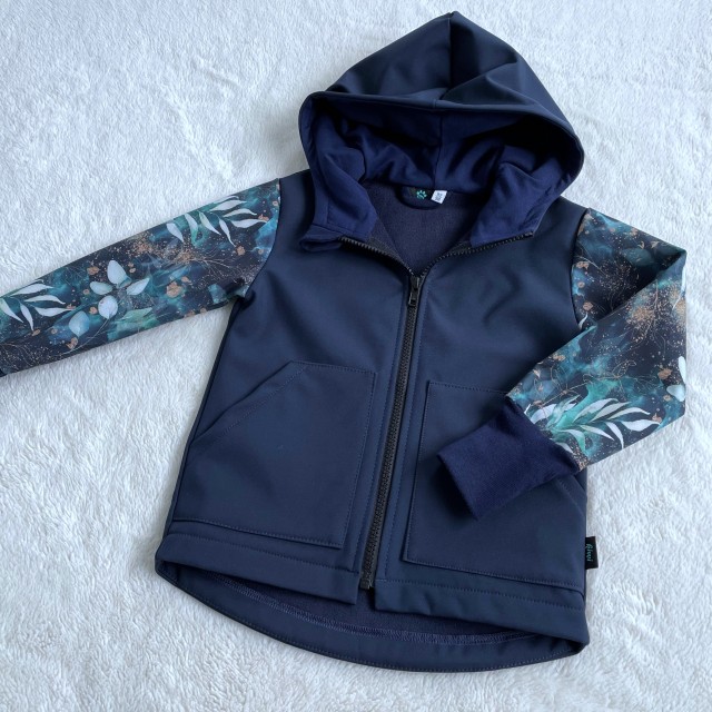 Dunkelblaue Softshelljacke LISTY