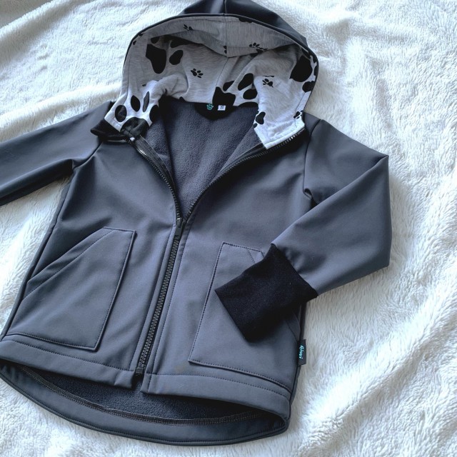 Kinder Softshelljacke grau