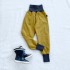 Kinder Winter Softshell gefütterte Hose mit Lammfellfutter